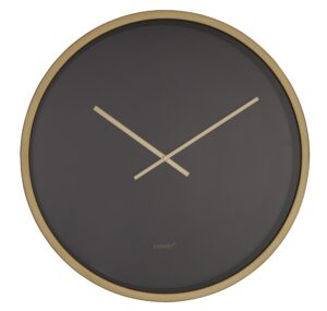Nástěnné černo zlaté minimalistické hodiny ZUIVER BANDIT Zuiver