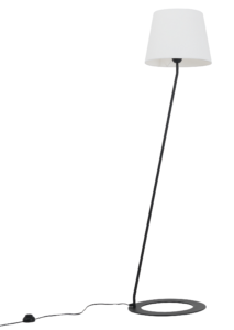 Nordic Design Bílá kovová stojací lampa Shadow Nordic Design