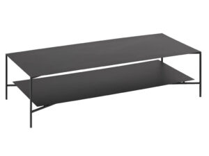 Černý konferenční stolek LaForma Azisi 140 x 60 cm LaForma