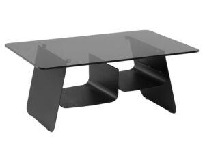 Černý konferenční stolek LaForma Oseye 94 x 64 cm LaForma