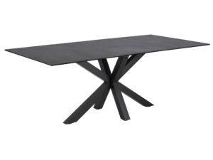 SCANDI Černý jídelní stůl Maddo 200x100 cm SCANDI