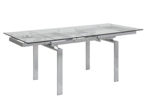 SCANDI Skleněný jídelní stůl Karlo 200x85 cm SCANDI