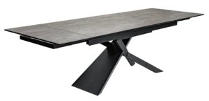 Moebel Living Keramický rozkládací jídelní stůl Marimor 180-260 cm x 90 cm imitace betonu Moebel Living