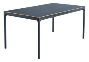 Černý kovový jídelní stůl HOUE Four 160 x 90 cm Houe