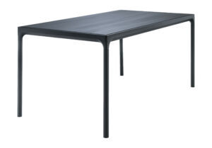Černý kovový zahradní jídelní stůl HOUE Four 160 x 90 cm Houe