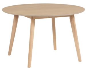 Přírodní dřevěný kulatý jídelní stůl LaForma Batilde 120 cm LaForma