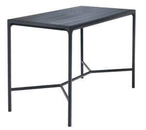 Černý kovový zahradní barový stůl HOUE Four 160 x 90 cm Houe