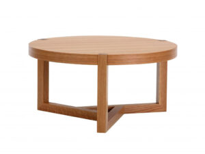 Přírodní dubový kulatý konferenční stolek Woodman Brentwood 82 cm Woodman