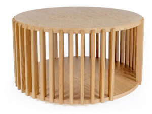 Dubový kulatý konferenční stolek Woodman Drum 83 cm Woodman