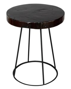Černý odkládací stolek DUTCHBONE Kraton 40 cm Dutchbone