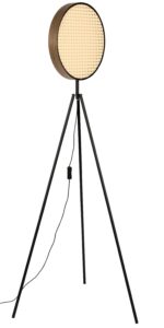 Přírodní ratanová stojací lampa ZUIVER SIEN 141 cm Zuiver