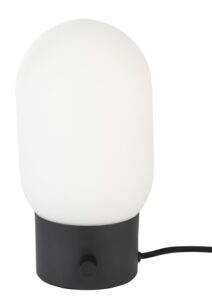 Bílo černá skleněná stolní lampa ZUIVER URBAN Zuiver