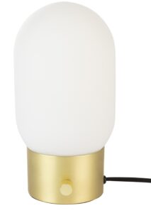 Bílo zlatá skleněná stolní lampa ZUIVER URBAN Zuiver