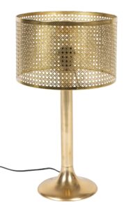 Zlatá kovová stolní lampa DUTCHBONE BARUN Dutchbone