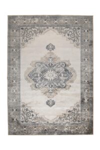 Šedý koberec s orientálními vzory DUTCHBONE Mahal 170x240 cm Dutchbone