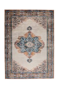 Modrý koberec s orientálními vzory DUTCHBONE Mahal 170x240 cm Dutchbone