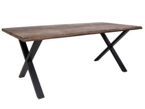 Nordic Living Tmavě hnědý dubový jídelní stůl Tolon 200x95 cm Nordic Living