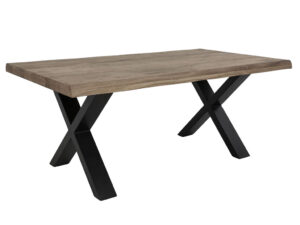 Nordic Living Tmavě hnědý dubový konferenční stolek Tolon 120x70 cm Nordic Living
