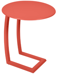 Oranžový kovový odkládací stolek Fermob Alizé Ø 48 cm Fermob