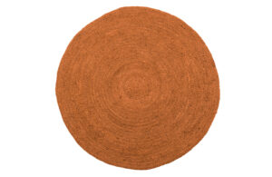 Hoorns Oranžový jutový koberec Rosemary 150 cm Hoorns