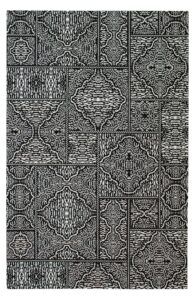 Hoorns Černobílý koberec Renny 155 x 230 cm Hoorns