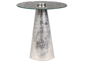 Stříbrný konferenční stolek Bizzotto Dinpal 40 cm Bizzotto
