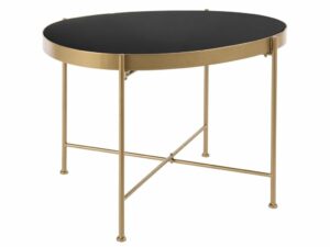 Zlatý kovový konferenční stolek Bizzotto Rashida 63 cm Bizzotto