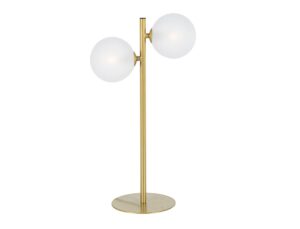Zlatá kovová stojací lampa Bizzotto Balls 54 cm Bizzotto