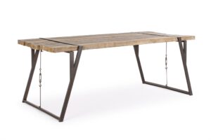 Dřevěný jídelní stůl Bizzotto Blocks 202x94 cm Bizzotto