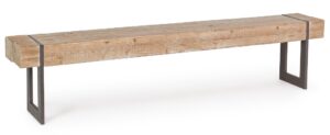 Masivní dřevěná jídelní lavice Bizzotto Garrett 200 x 30 cm Bizzotto