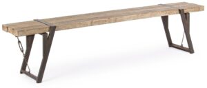 Dřevěná jídelní lavice Bizzotto Blocks 200 cm Bizzotto