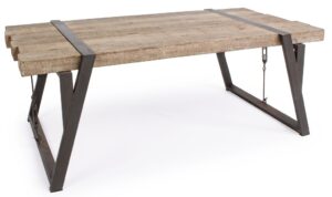 Dřevěný konferenční stolek Bizzotto Blocks 121 x 64 cm Bizzotto