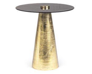Zlatý konferenční stolek Bizzotto Dinpal 45 cm Bizzotto