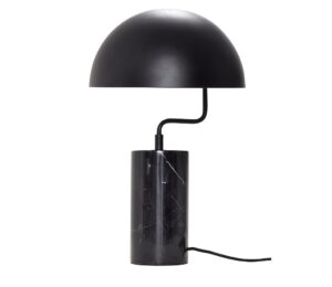 Černá kovová stolní lampa Hübsch Crup 48 cm Hübsch