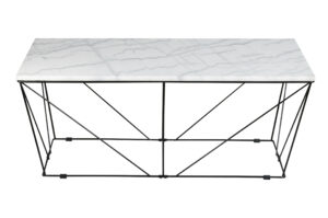 Bílý mramorový konferenční stolek RGE Cube 120x60 cm RGE