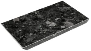 Černý kamenný servírovací podnos RGE Décor 35x20 cm RGE