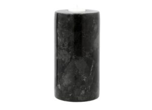 Černý kamenný svícen RGE Décor 20 cm RGE