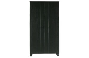 Hoorns Černá dřevěná skříň Koben 111 x 55 cm Hoorns