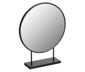 Černé stolní zrcadlo LaForma Libia 36x45 cm LaForma