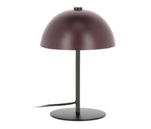 Vínově červená kovová stolní lampa LaForma Aleyla 34 cm LaForma