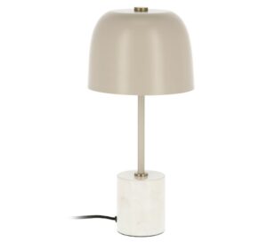 Béžová kovová stolní lampa LaForma Alish 40 cm LaForma
