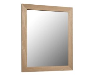 Přírodní dřevěné nástěnné zrcadlo LaForma Nerina 47 x 57 cm LaForma