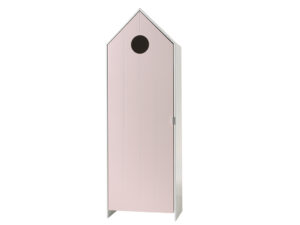 Růžová dřevěná šatní skříň Vipack Casami 171 cm Vipack
