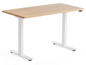 Dubový výškově nastavitelný pracovní stůl FormWood Barry 120 x 60 cm FormWood