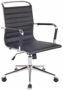 DMQ Černá prošívaná kancelářská židle Lexus II. DMQ