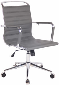 DMQ Šedá prošívaná kancelářská židle Lexus II. DMQ