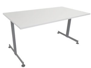 Bílý kancelářský stůl FormWood Larra 120 x 80 cm FormWood