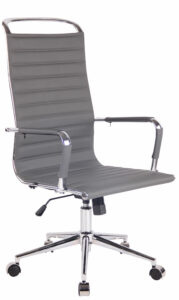DMQ Šedá prošívaná kancelářská židle Lexus III. DMQ