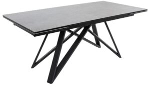 Moebel Living Keramický rozkládací jídelní stůl Marbor 180 - 260 x 90 cm imitace betonu Moebel Living