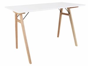 Nordic Living Přírodní dřevěný pracovní stůl Vinay 120 cm Nordic Living